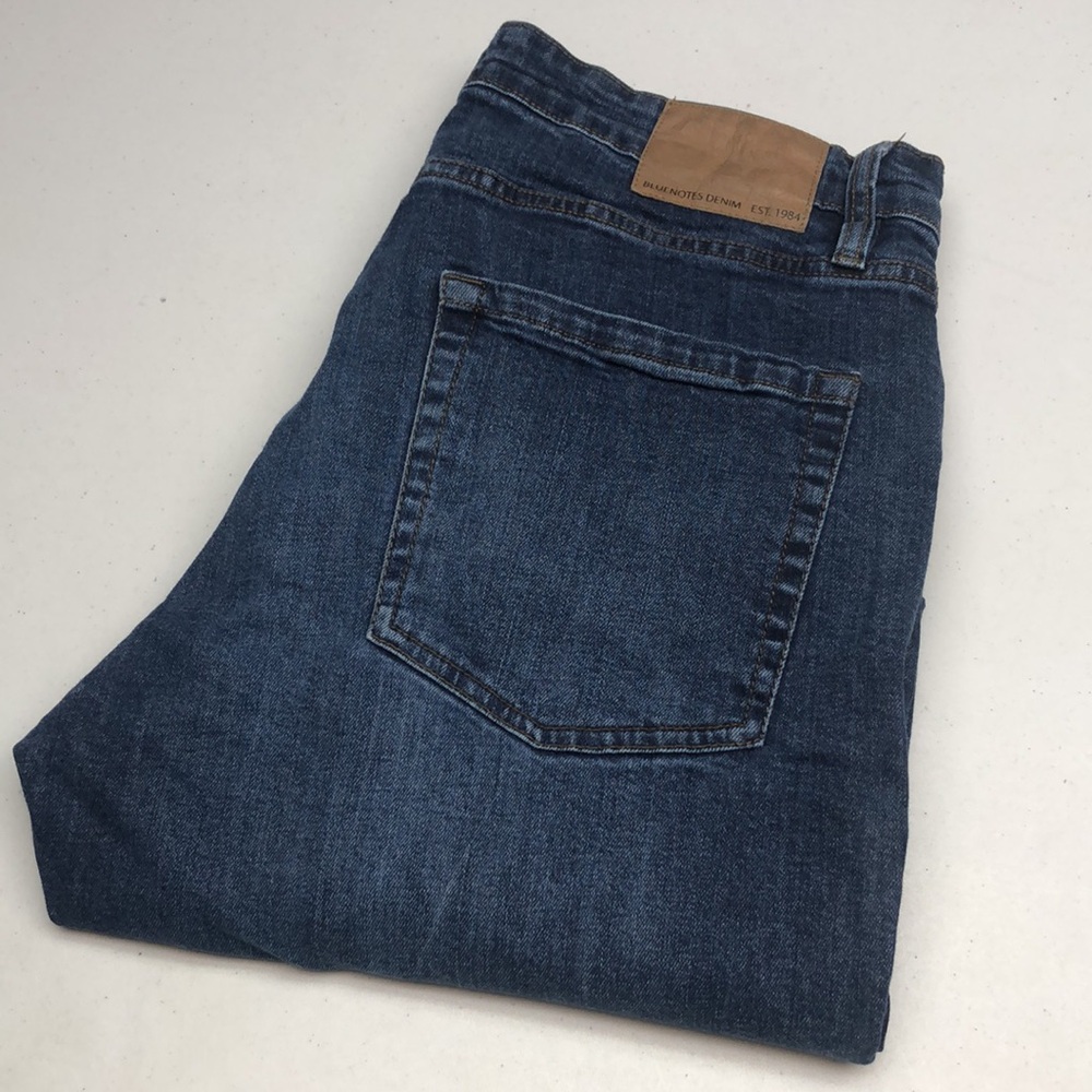 PREMIUM MENS BLUENOTES LIAM STRAIGHT LEG JEANS 34x30 ⭐️